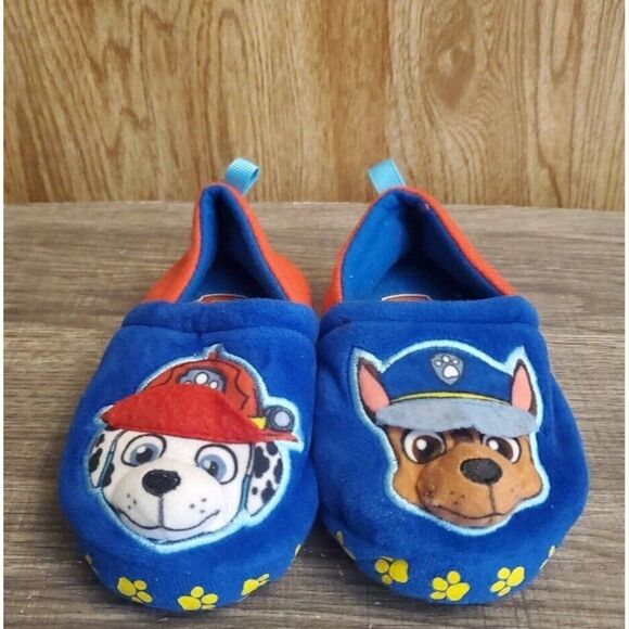 Paw Patrol Slippers Toddler Size 5-6 Chase Marshall - Picture 1 of 12